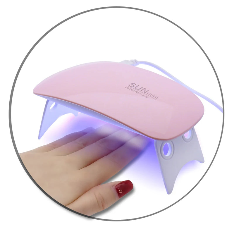 Cabine de led UV para esmalte de unhas Portátil Dropplus