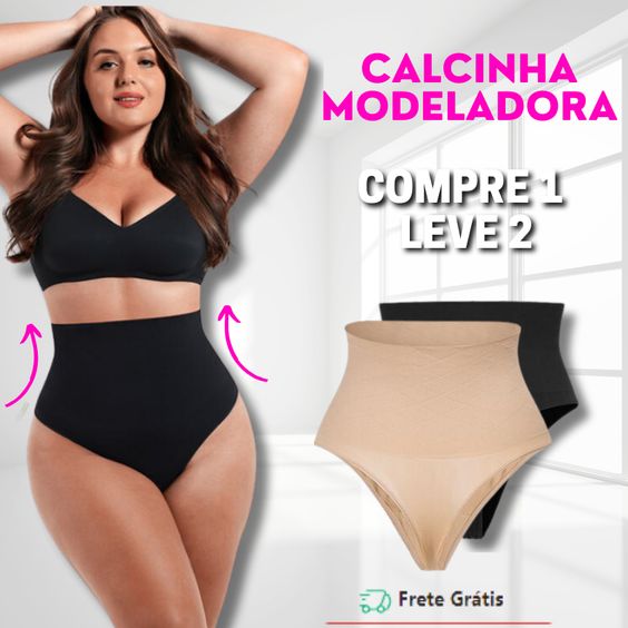 Calcinha modeladora-Efeito BodySculpt Compre 1 Leve 2 Loja Dropplus | Oficial