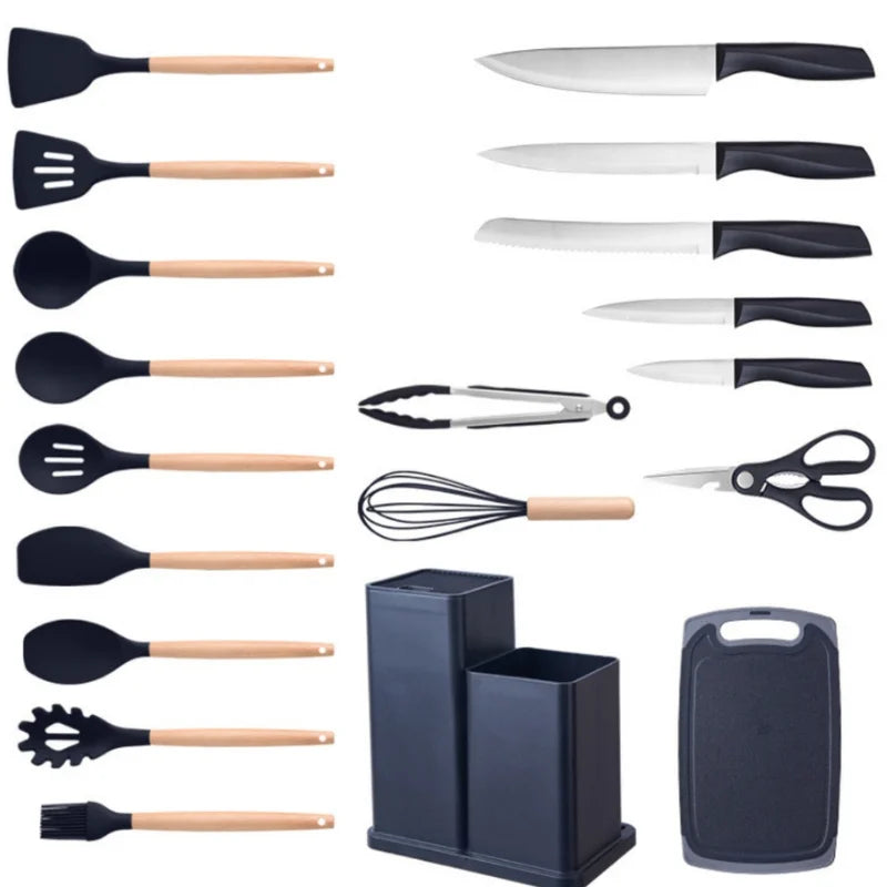 Kit Utensílios para cozinha Luxo 19pcs Dropplus