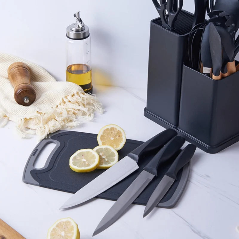 Kit Utensílios para cozinha Luxo 19pcs Dropplus