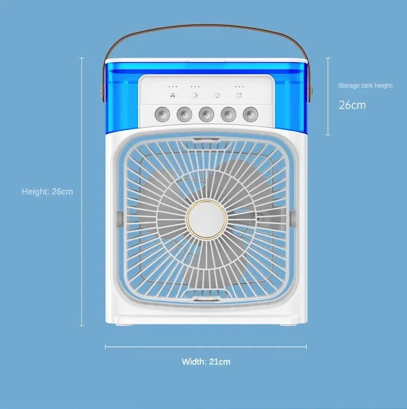 Mini Ventilador e Umidificador de Ar Portátil Dropplus