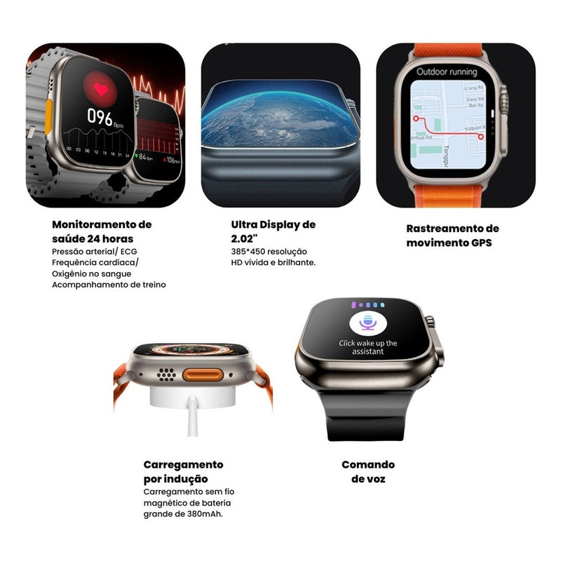 Smartwatch Ultra 9 2024 NFC Dropplus