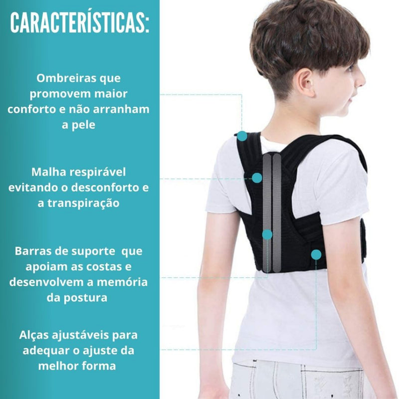 corretor postural infantil-Posturekids Loja Dropplus | Oficial